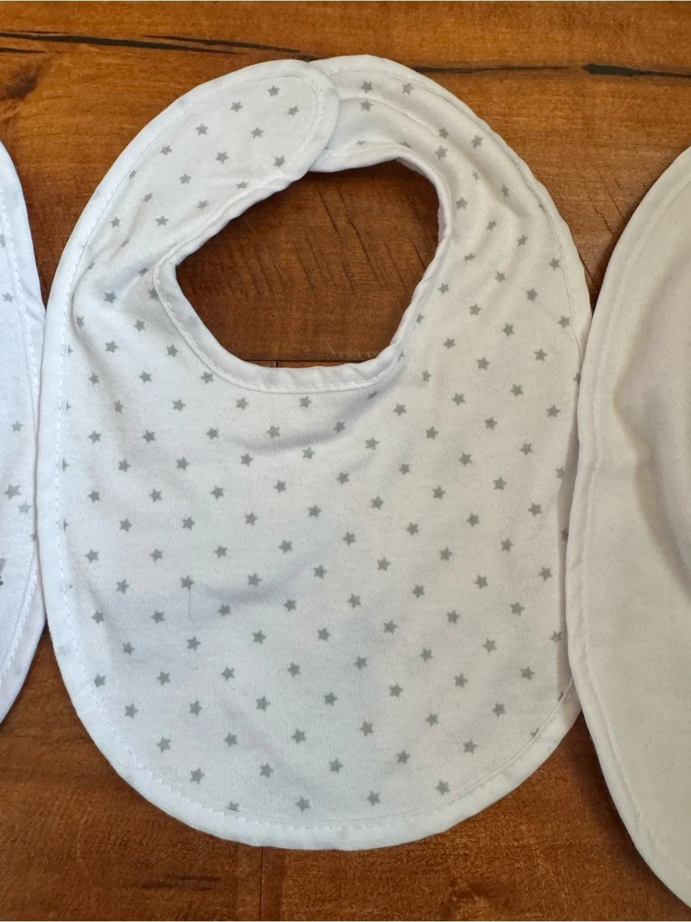 Neutral Animal Print Baby Bib Set - 3 Pack